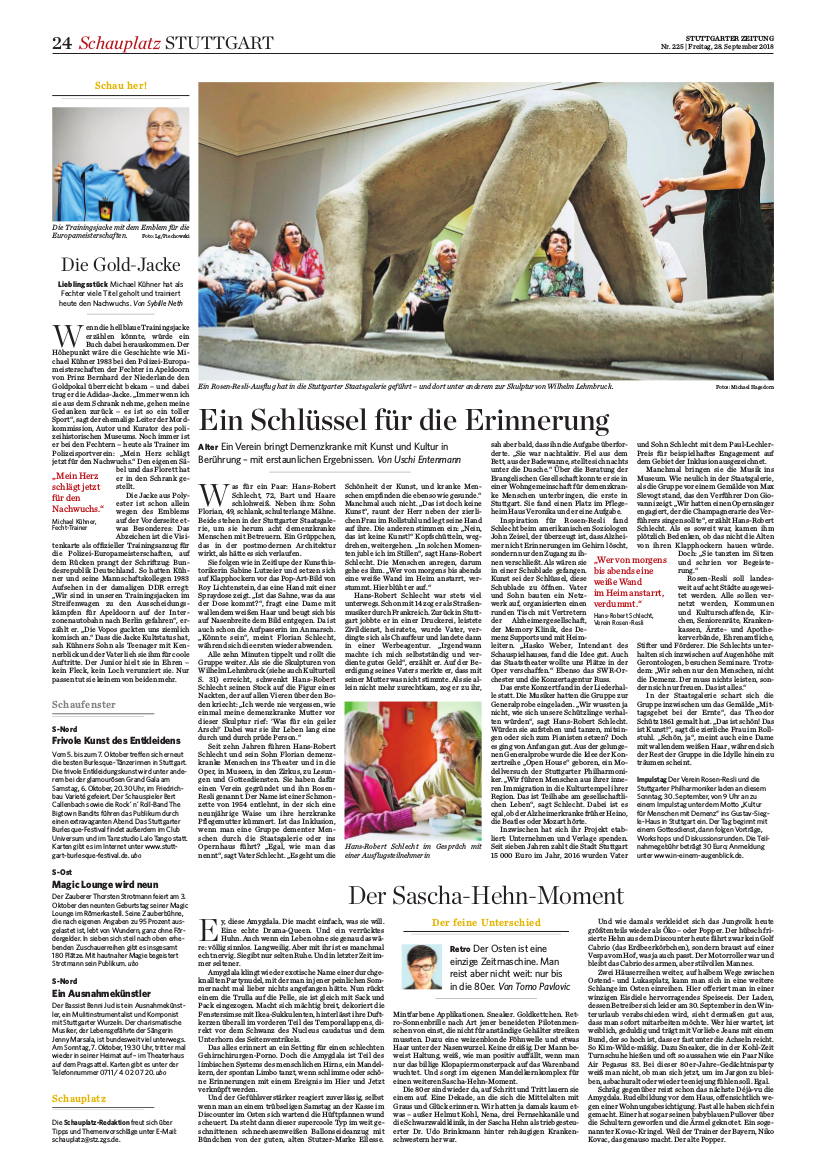 Ein Schluessel fuer die Erinnerung Ein Schluessel fuer die Erinnerung